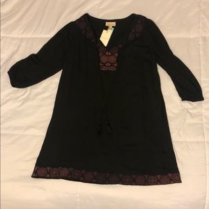 Skies are Blue, Boho Claudia Embroidered Dress